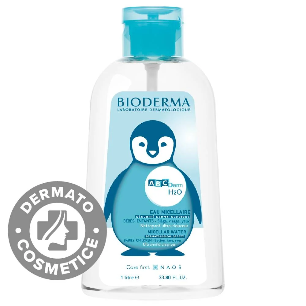 Solutie Micelara ABC Derm H2O, 1000ml, Bioderma