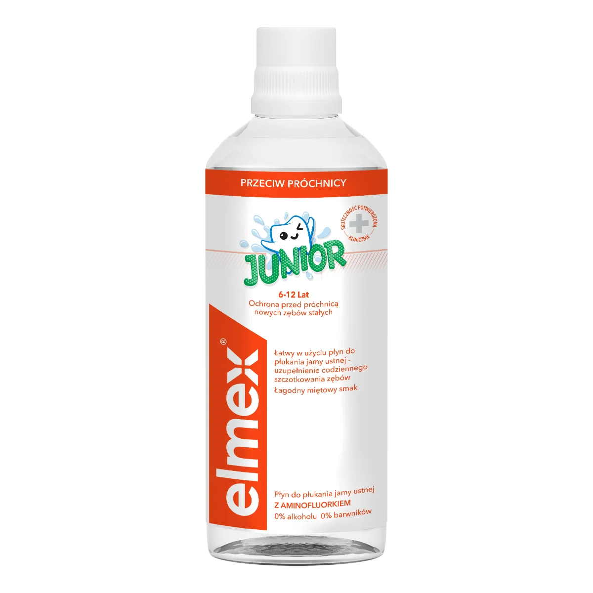 Apa De Gura Junior 6-12 Ani, 400ML, Elmex