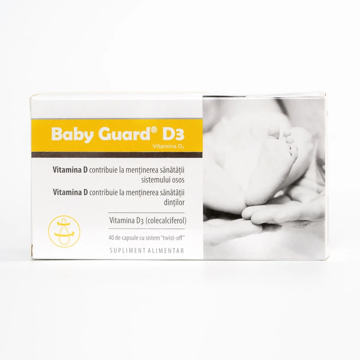 Baby Guard D3, 40 Capsule, Evital