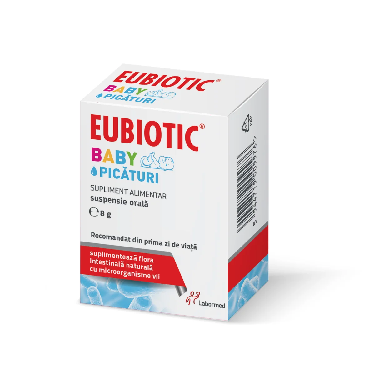 Eubiotic Baby Picaturi, 8 g, Labormed