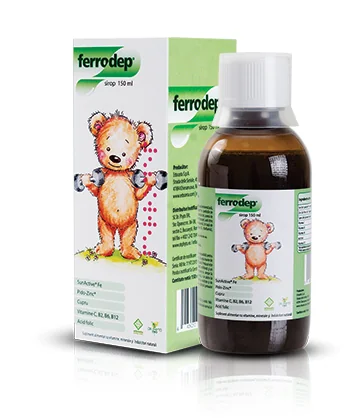 Sirop Pentru Copii Ferrodep, 150ml, Dr. Phyto
