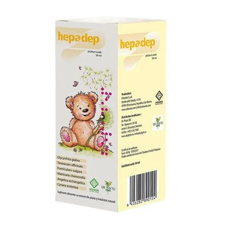 Hepadep Picaturi, 50ml, Dr. Phyto