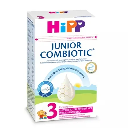 Lapte Praf De Crestere Junior Combiotic 3, 500 g, HiPP