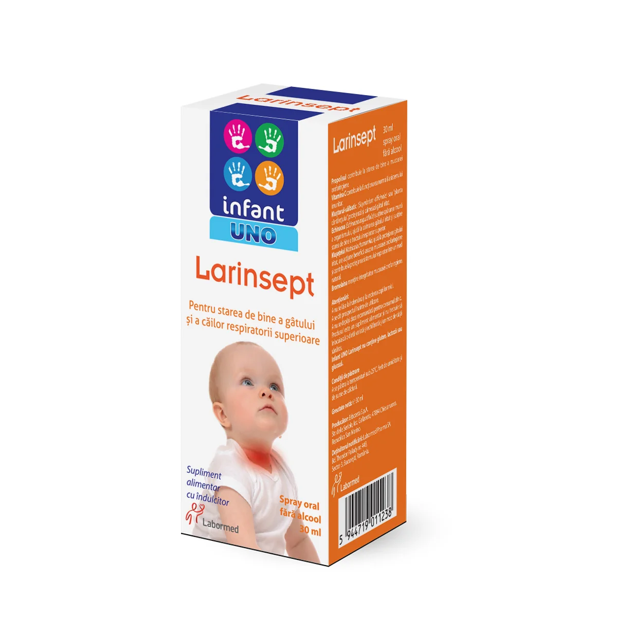 Larinsept Spray Infant Uno, 30ml, Labormed