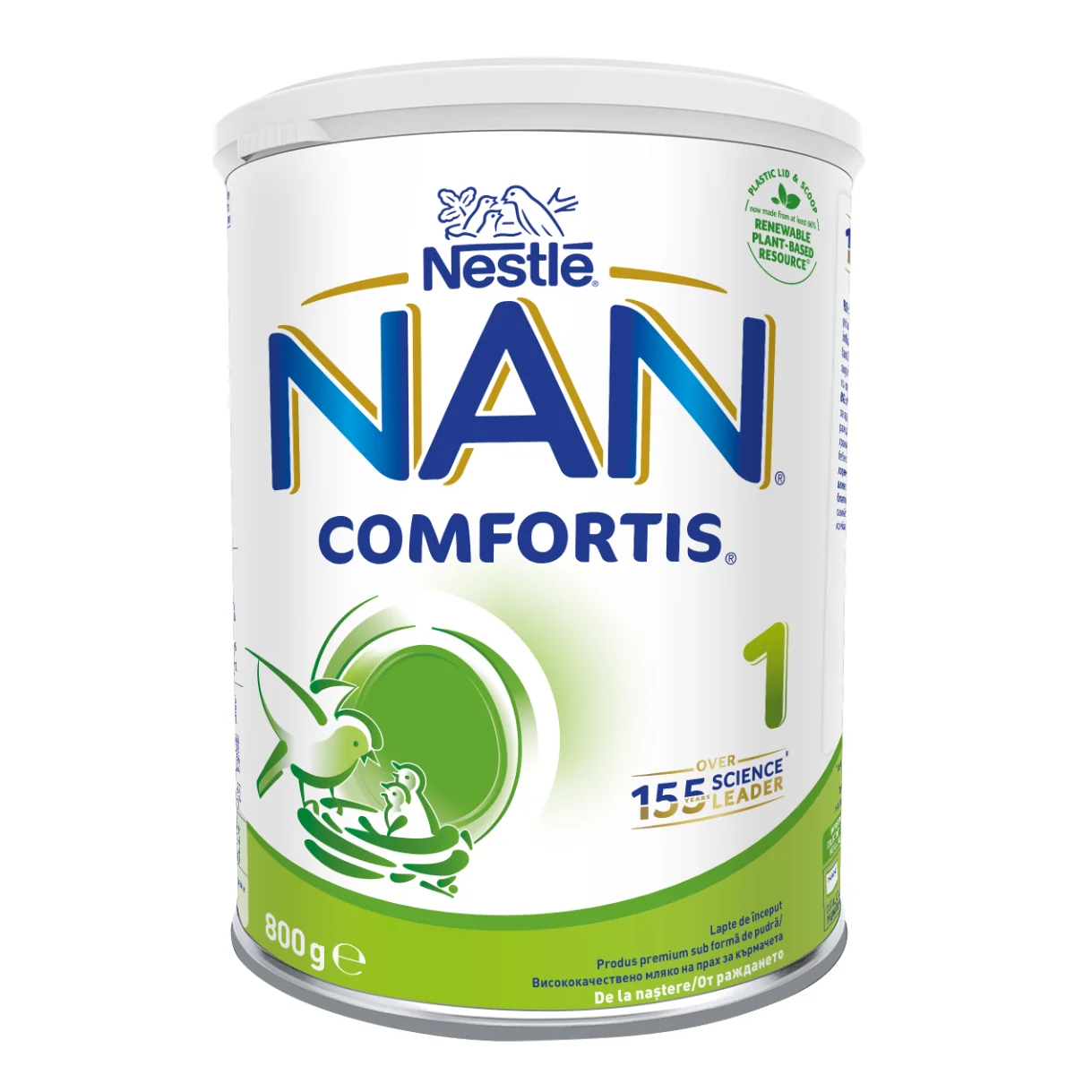 Lapte Praf Nan 1 Comfortis +0 Luni, 800g, Nestle
