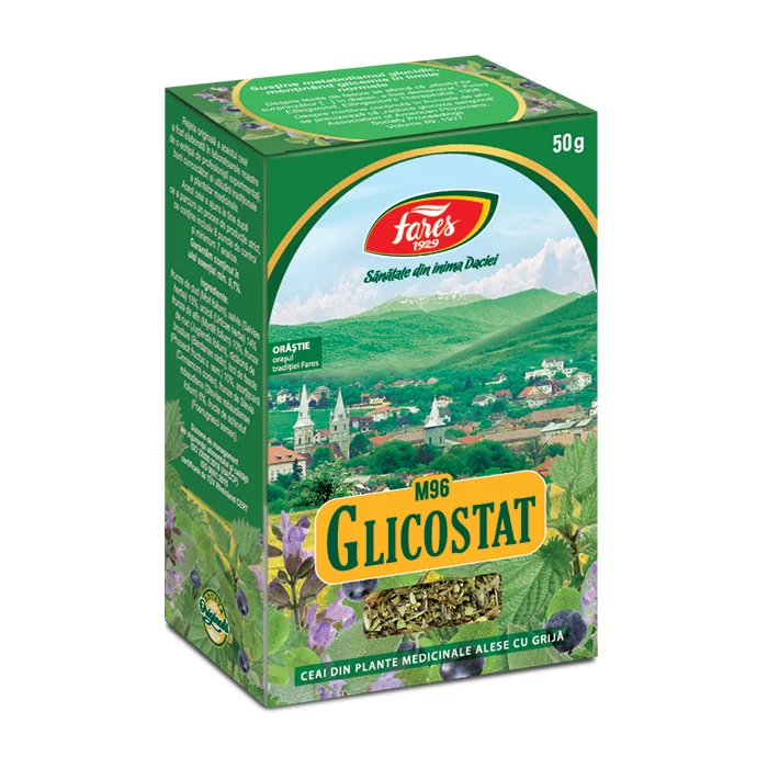 Ceai Glicostat, 50G, Fares