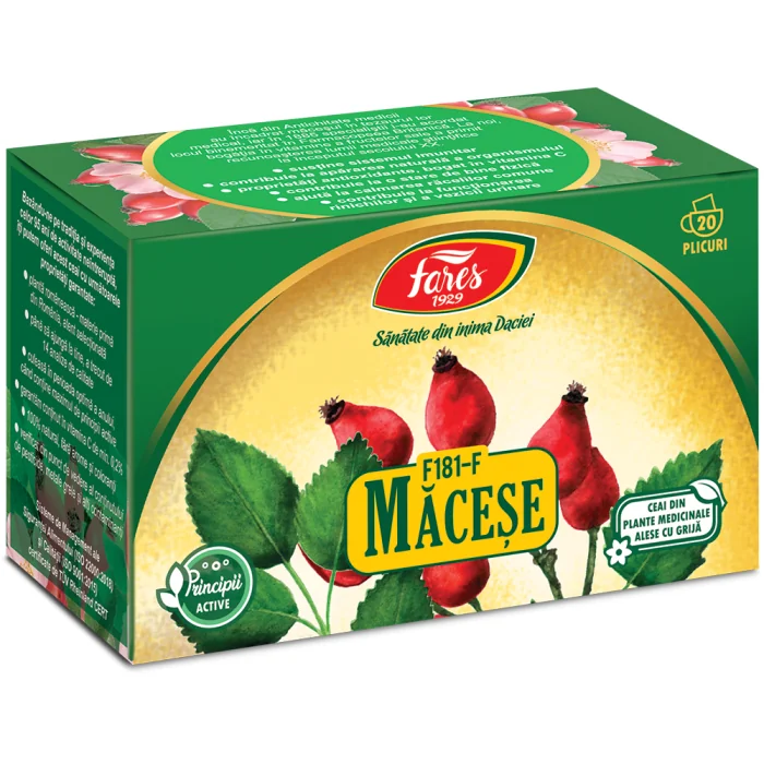 Ceai De Macese, 20 Plicuri, Fares
