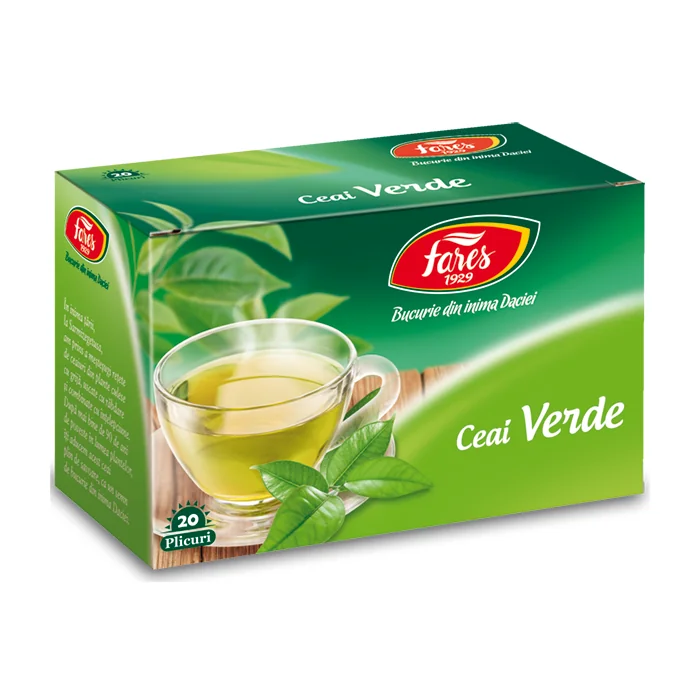 Ceai Verde, 20 Plicuri, Fares