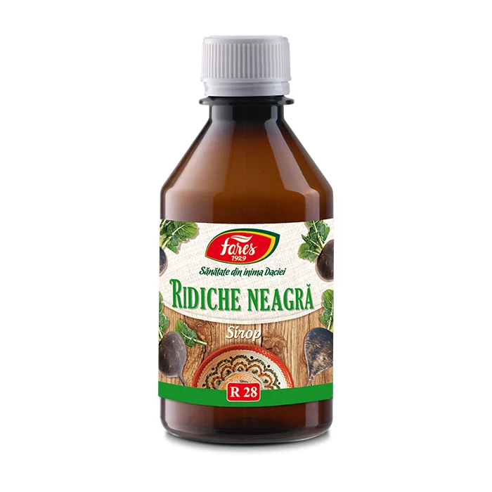 Sirop Ridiche Neagra, 250ml, Fares