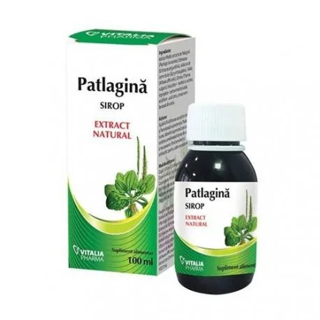 Sirop De Patlagina, 100 ml, Vitalia