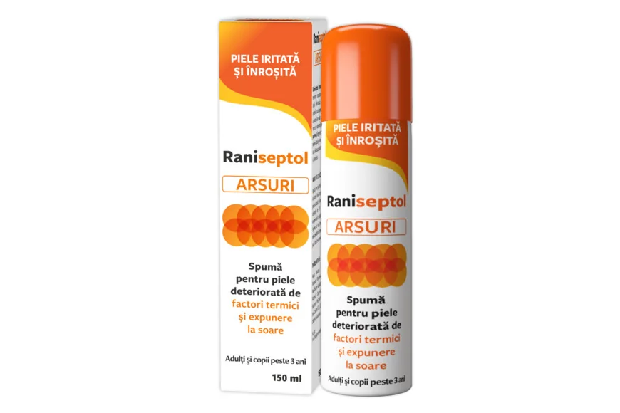 Raniseptol Arsuri Spuma, 150ml, Zdrovit