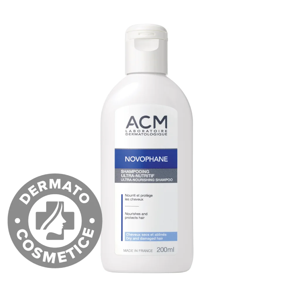 Sampon Ultra Nutritiv Pentru Par Uscat Novophane, 200ml, ACM