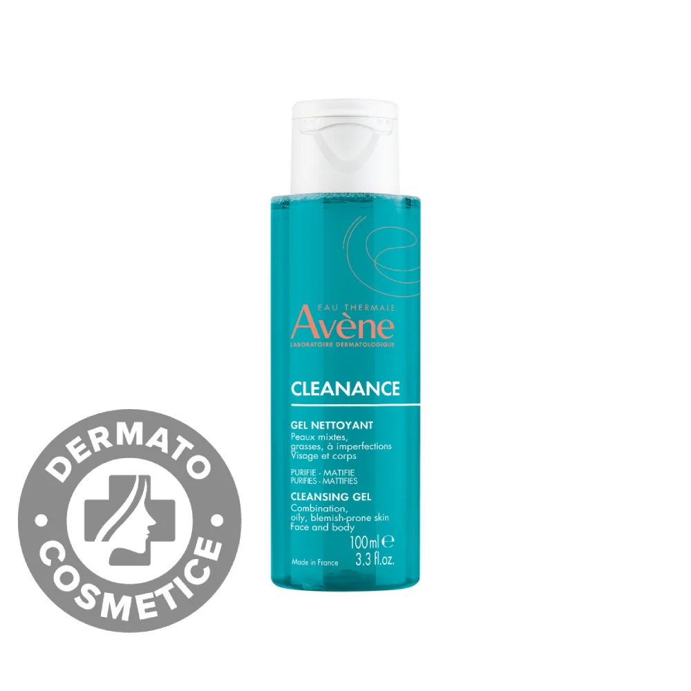 Gel De Curatare Pentru Ten Cu Tendință Acneică Cleanance, 100ml, Avene