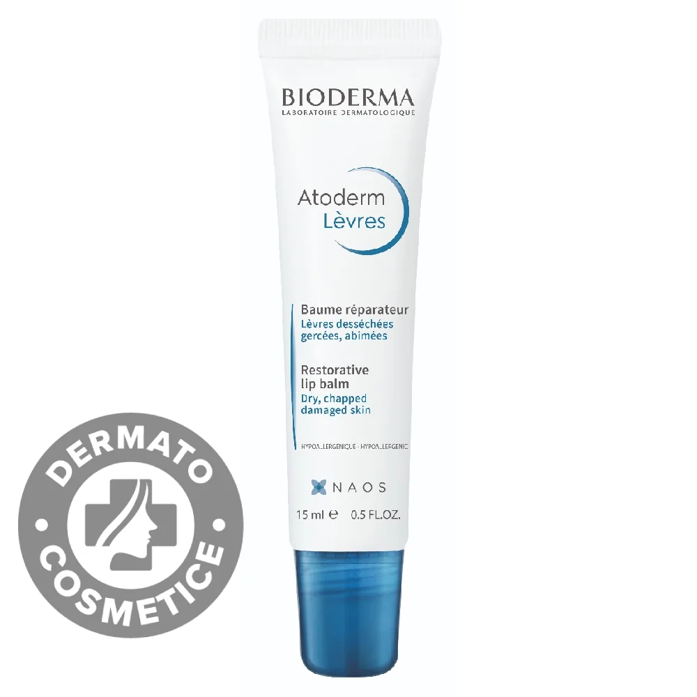 Balsam De Buze Atoderm, 15ml, Bioderma
