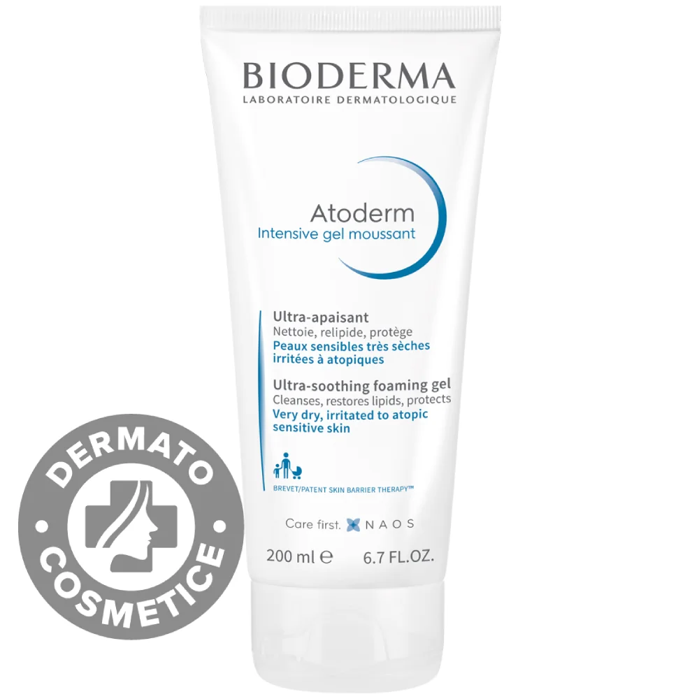 Gel Spumant Atoderm Intensive, 200ml, Bioderma