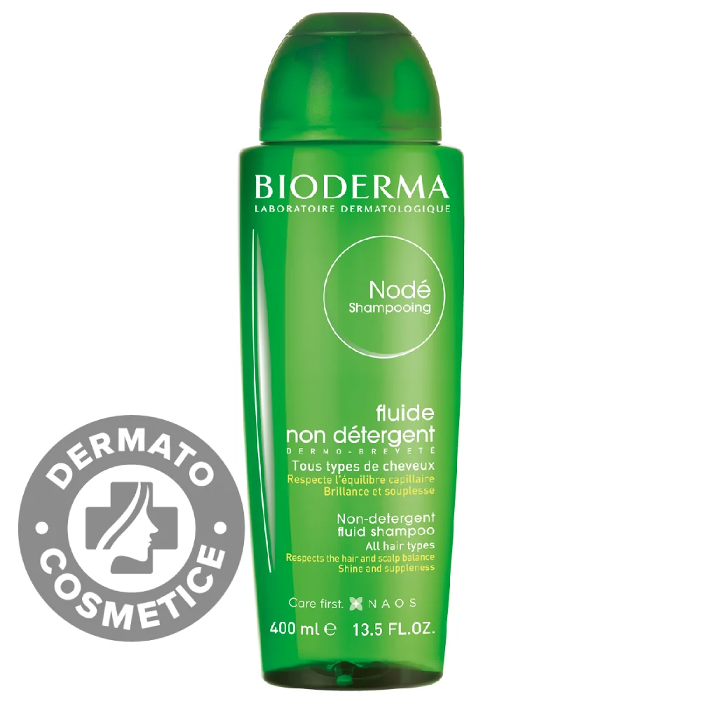 Sampon Pentru Toate Tipurile De Par Node Fluid, 400ml, Bioderma