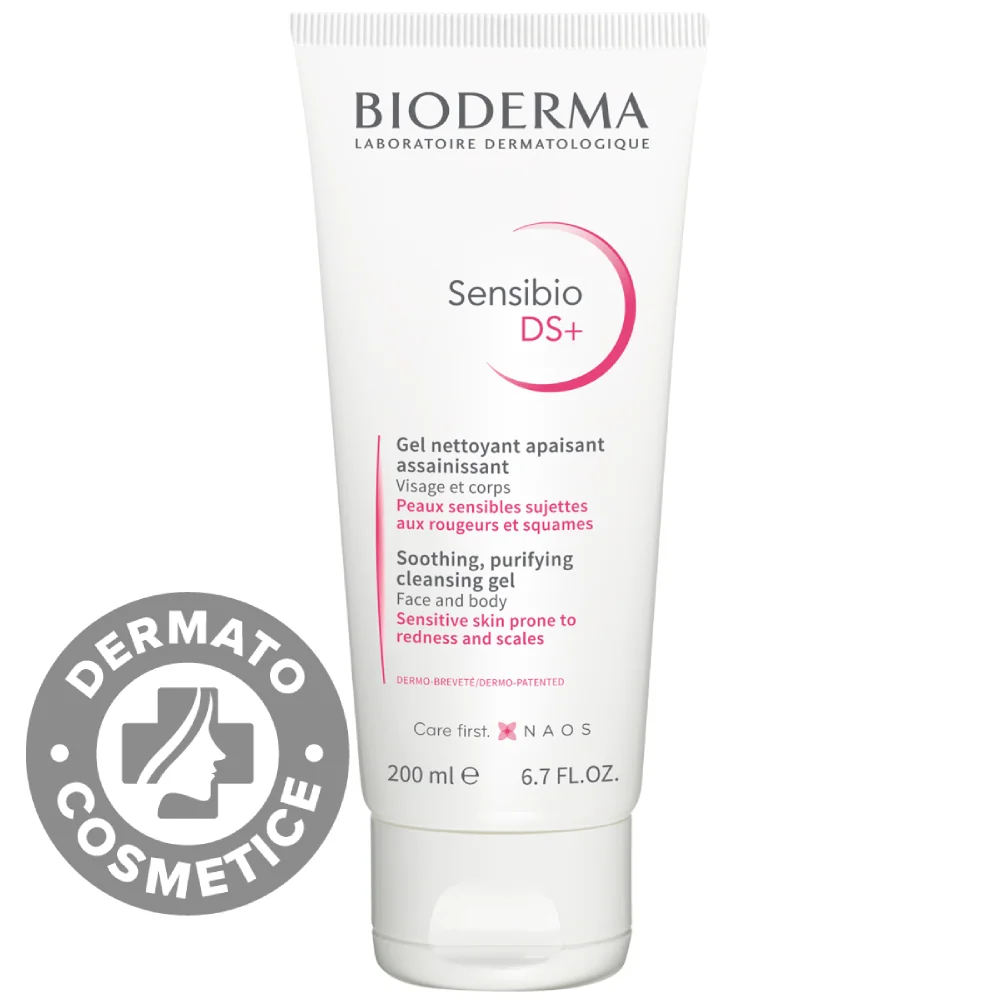 Gel Spumant Sensibio DS, 200ml, Bioderma
