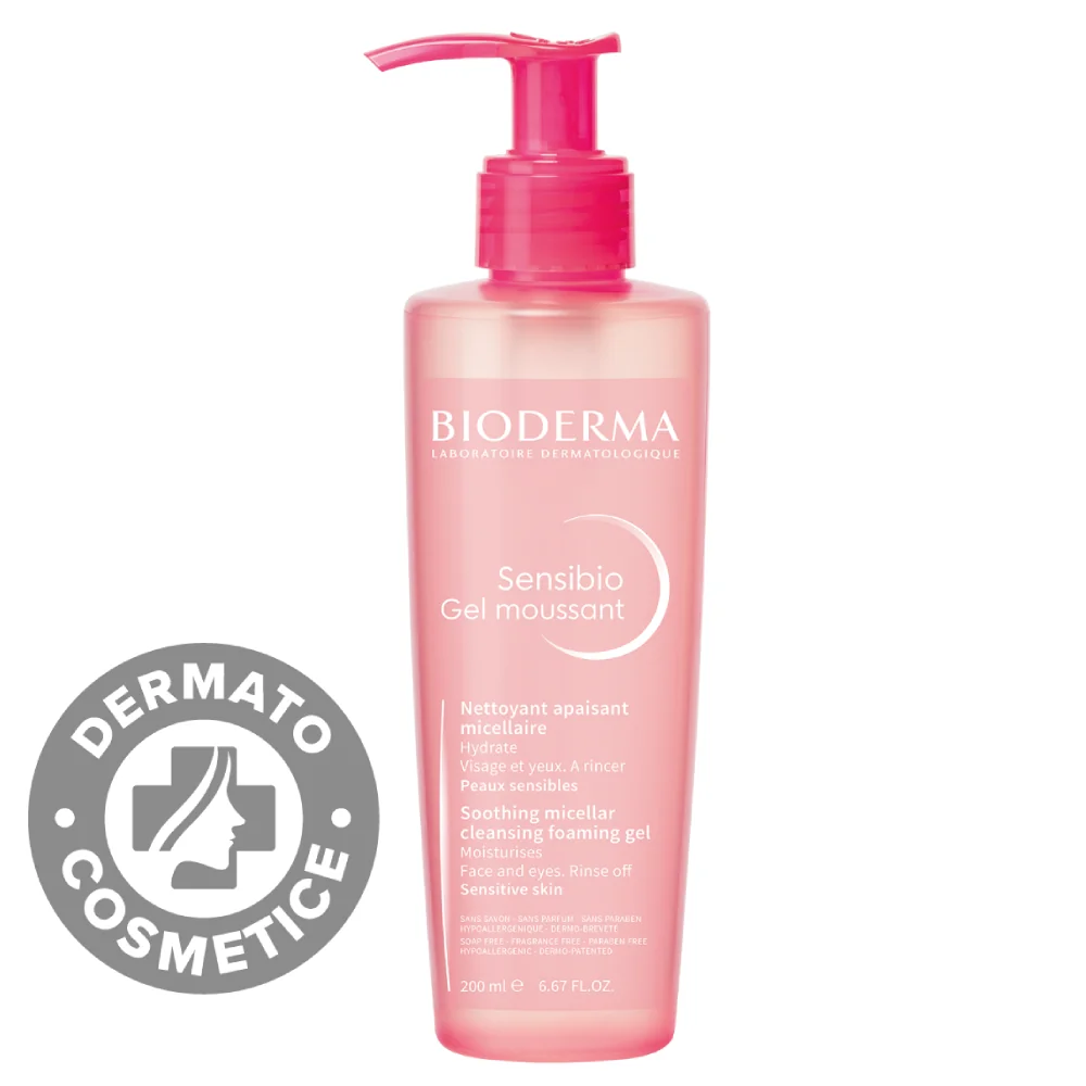 Gel Spumant Sensibio, 200ml, Bioderma