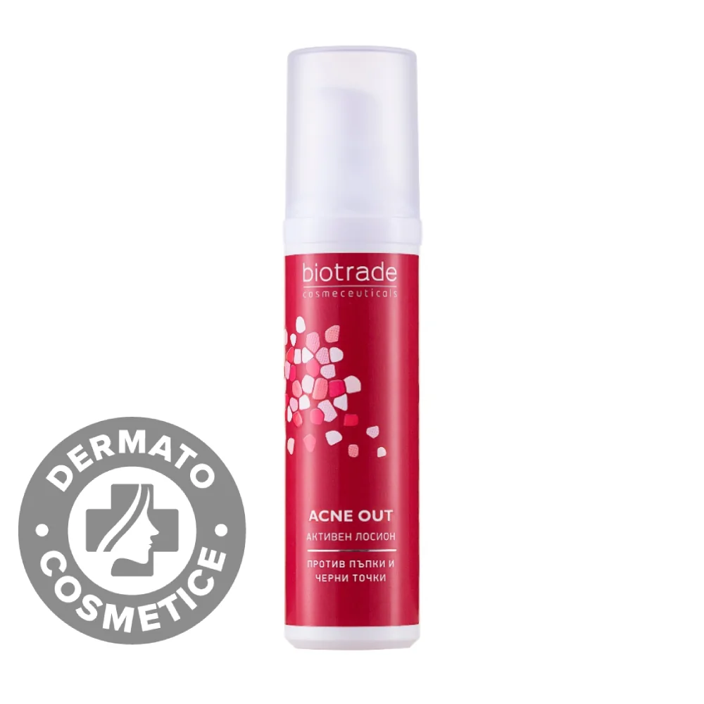 Lotiune Activa Pentru Acnee Acne Out, 60ml, Biotrade