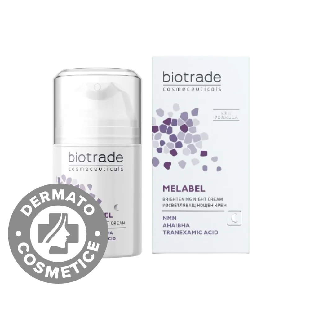 Crema Depigmentanta De Fata Pentru Noapte Melabel, 50ml, Biotrade