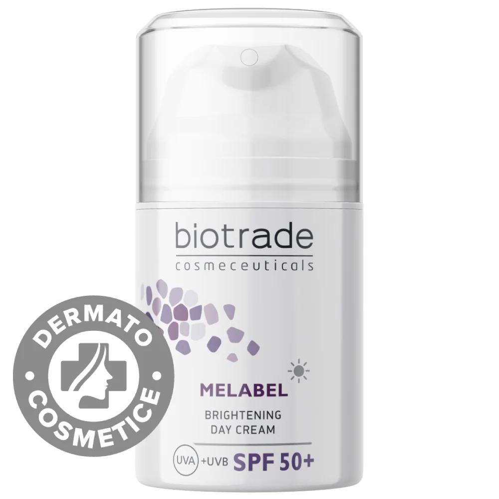 Crema Depigmentanta De Fata Pentru Zi SPF 50+ Melabel, 50ml, Biotrade