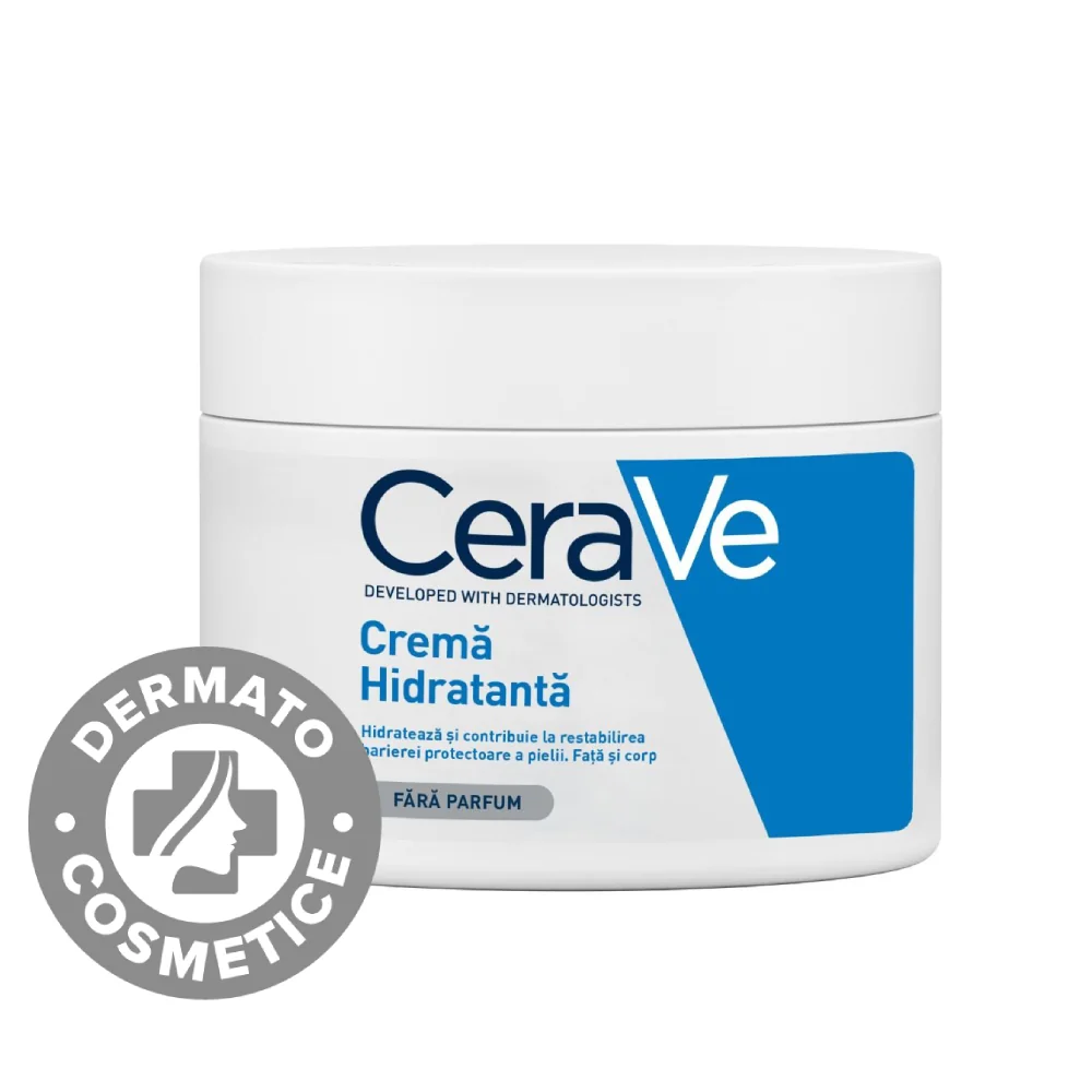Crema Hidratanta Pentru Fata Si Corp Piele Uscata Si Foarte Uscata, 340g, CeraVe
