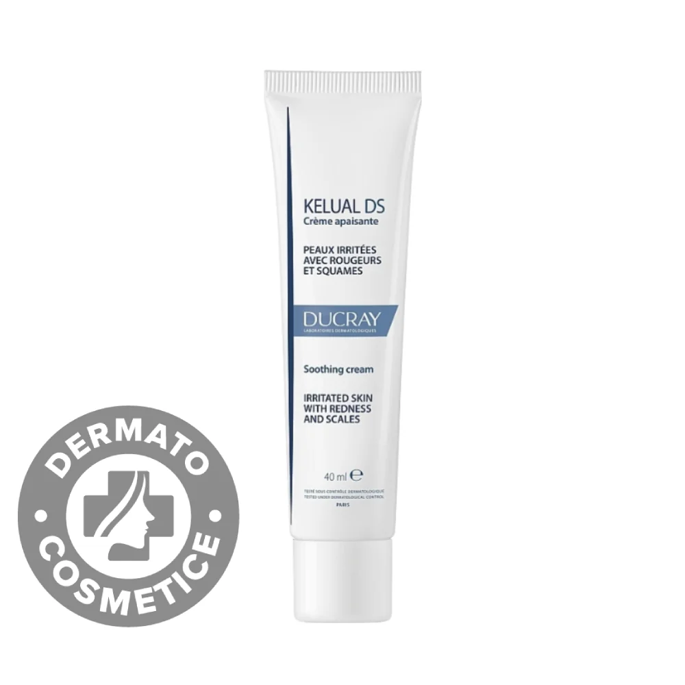 Crema Calmanta Pentru Reducerea Scuamelor Cu Efect Anti-Recidiva Kelual DS, 40ml, Ducray