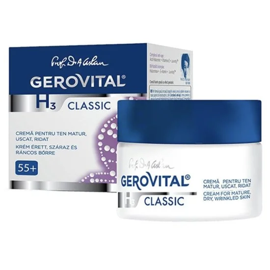 Crema Antirid Pentru Ten Matur H3 Classic, 50ml, Gerovital