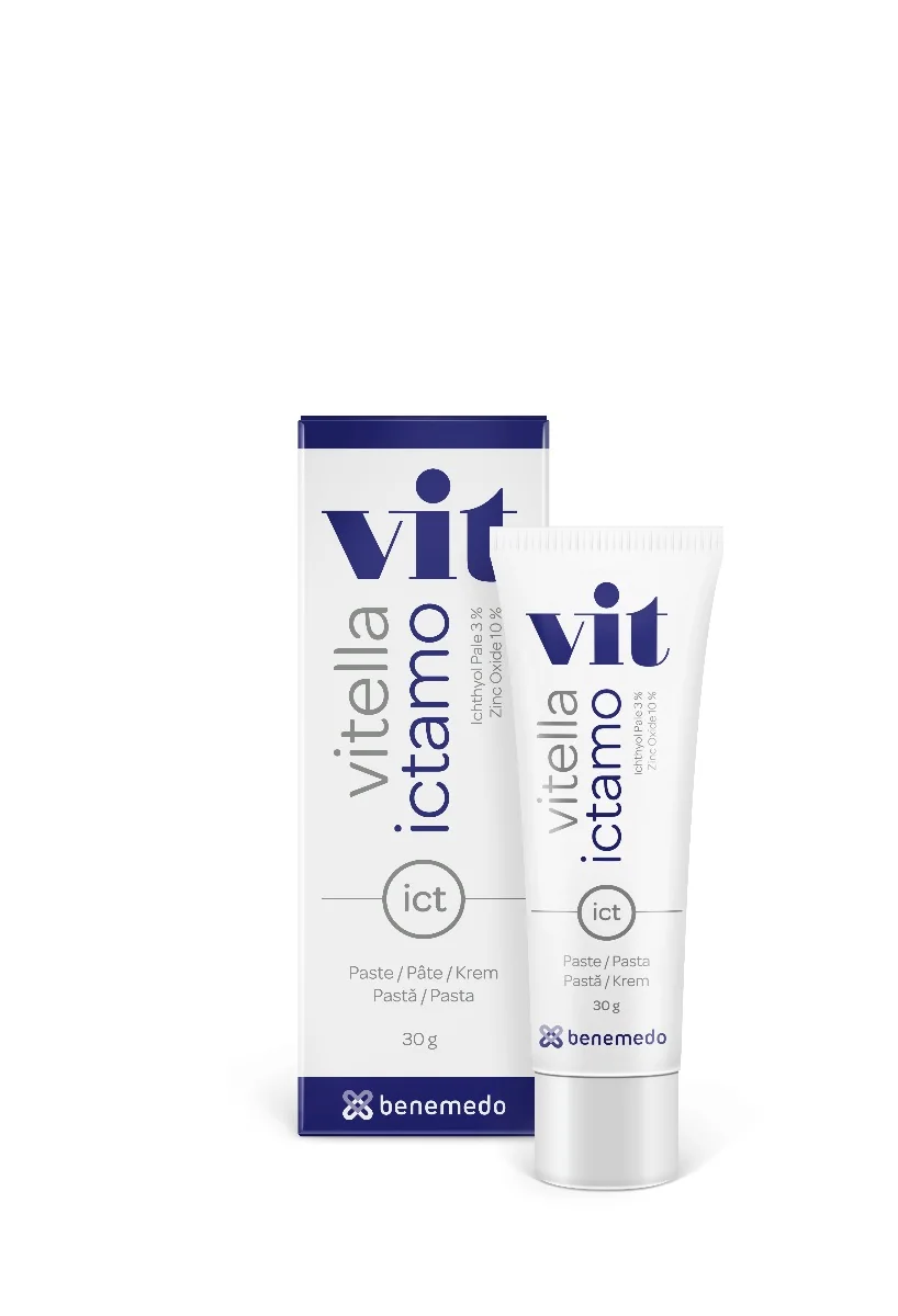 Crema Antiinflamatoare Dermatita Vitella Ictamo, 30g, Benemedo