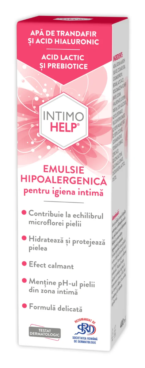 Emulsie Hipoalergenica Pentru Igiena Intima, 400 ML, Intimohelp