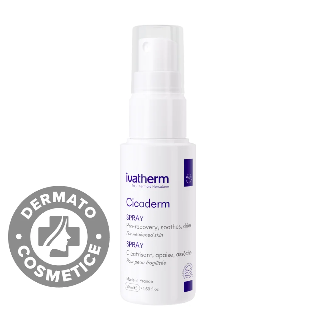 Spray-Crema Reparatoare Si Cicatrizanta Cicaderm, 50ml, Ivatherm