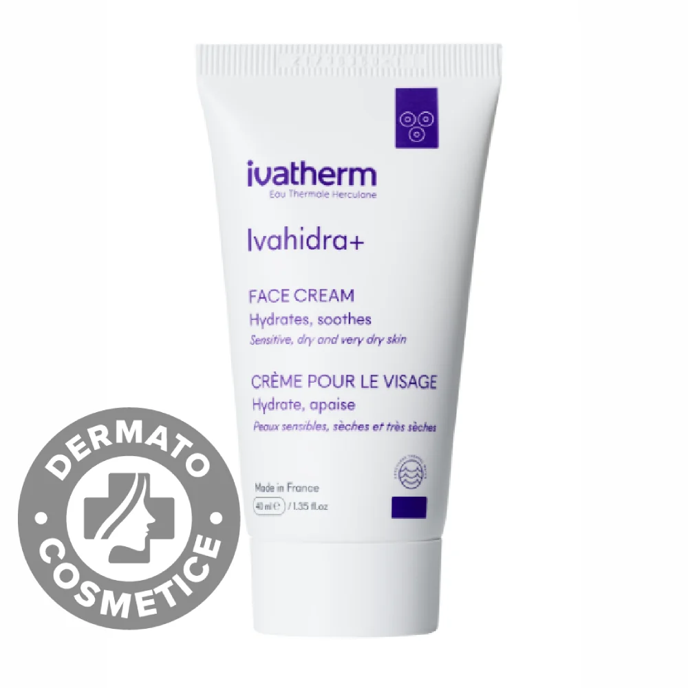 Crema Hidratanta Pentru Fata Ivahidra+, 40ml, Ivatherm