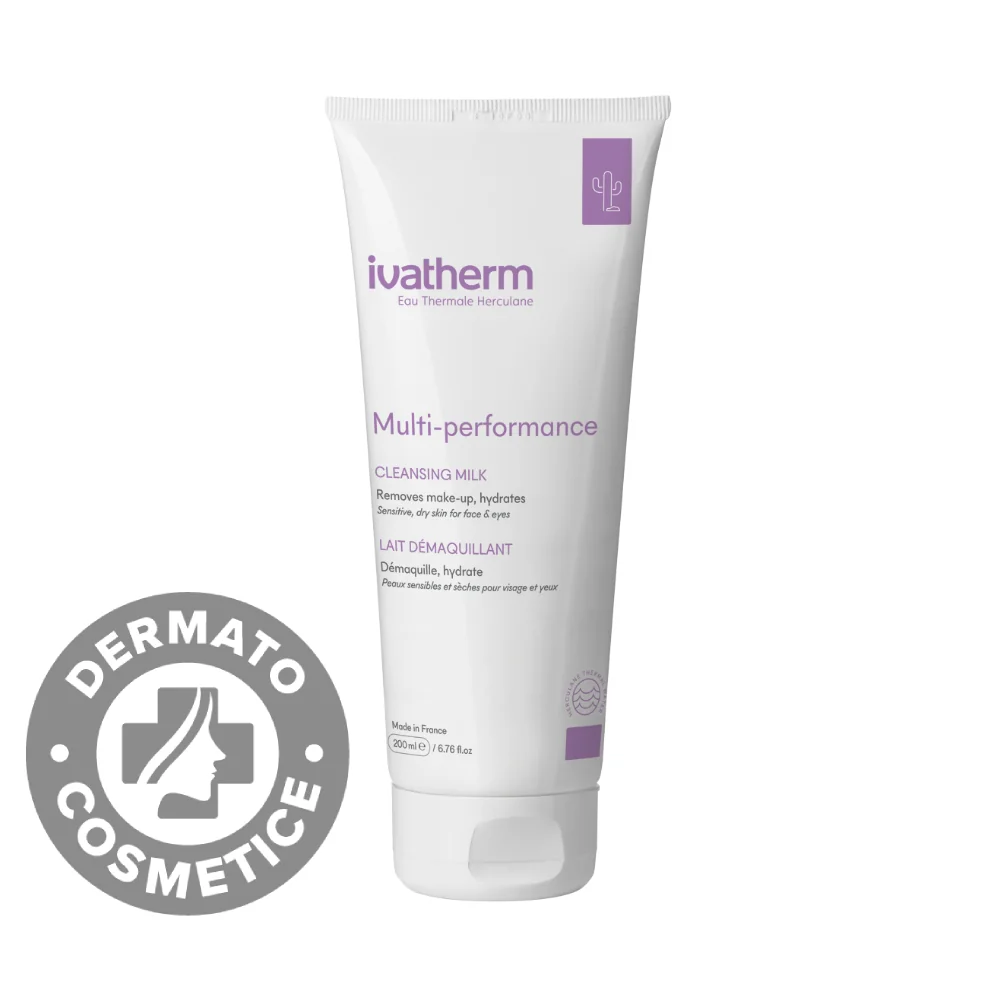 Lapte Demachiant Pentru Fata Si Ochi Multi-Performance, 200ml, Ivatherm