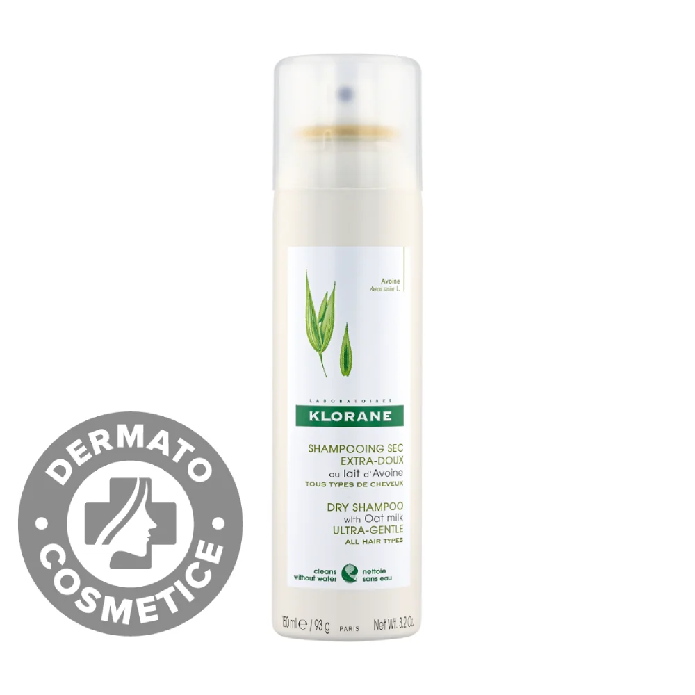 Sampon Uscat Cu Lapte De Ovaz, 150ml, Klorane