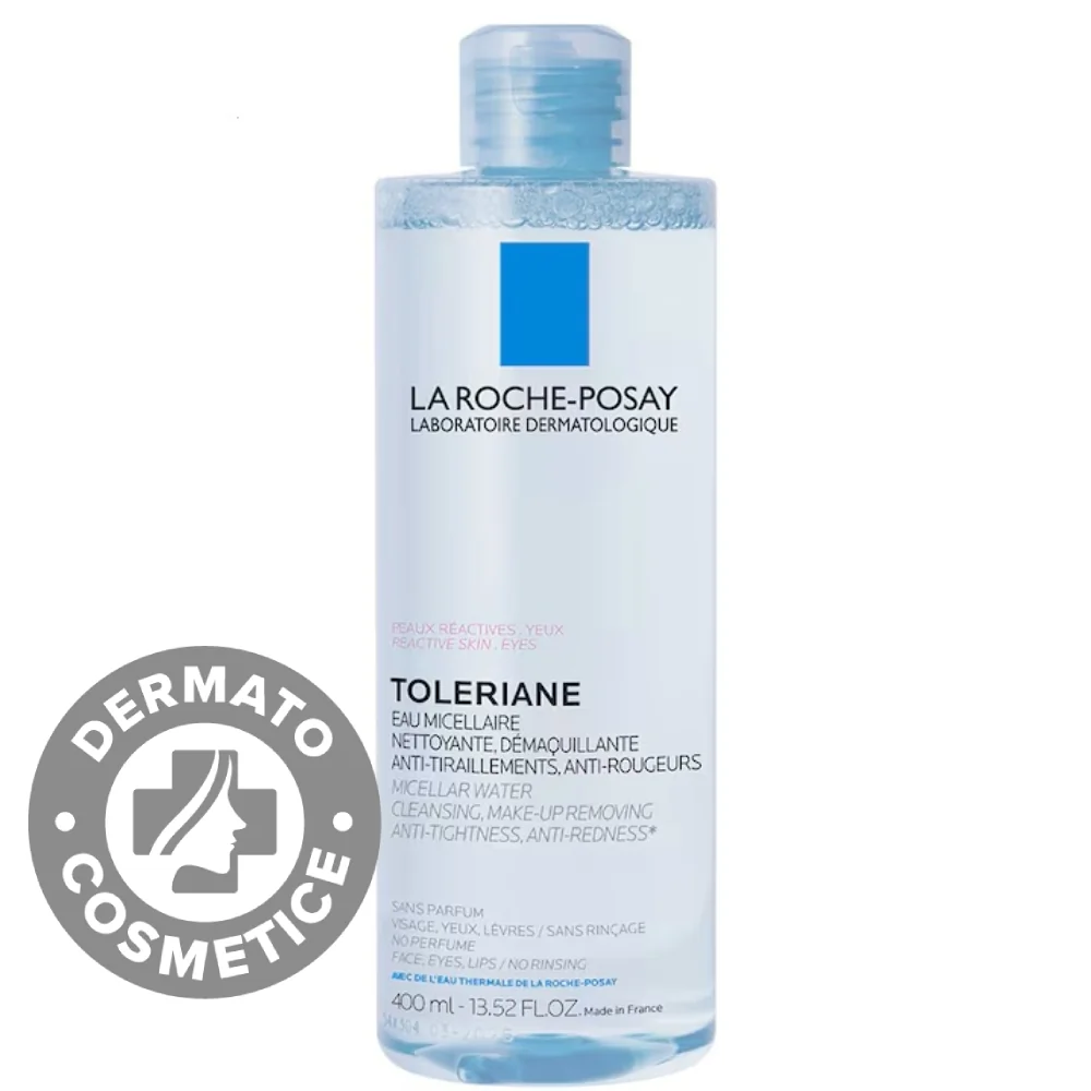 Apa Micelara Pentru Demachiere Piele Reactiva Fata Si Ochi, 400ml, La Roche-Posay