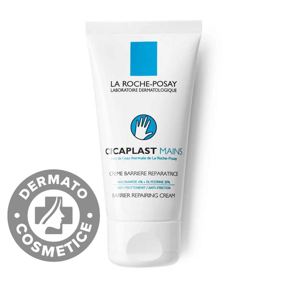 Crema Reparatoare De Maini Pentru Piele Uscata Si Deteriorata Cicaplast, 50ml, La Roche-Posay