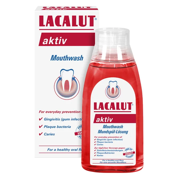 Apa De Gura Antiplaque, 300 ml, Lacalut
