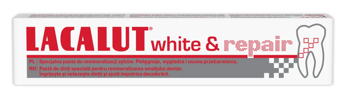 Pasta De Dinti Medicinala White Repair, 75ml, Lacalut