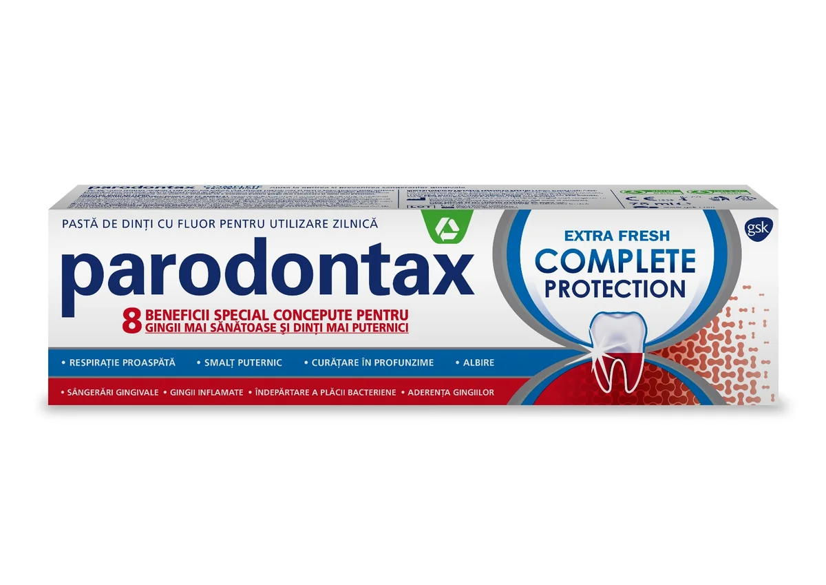 Pasta De Dinti Complete Extra Fresh, 75ML, Parodontax