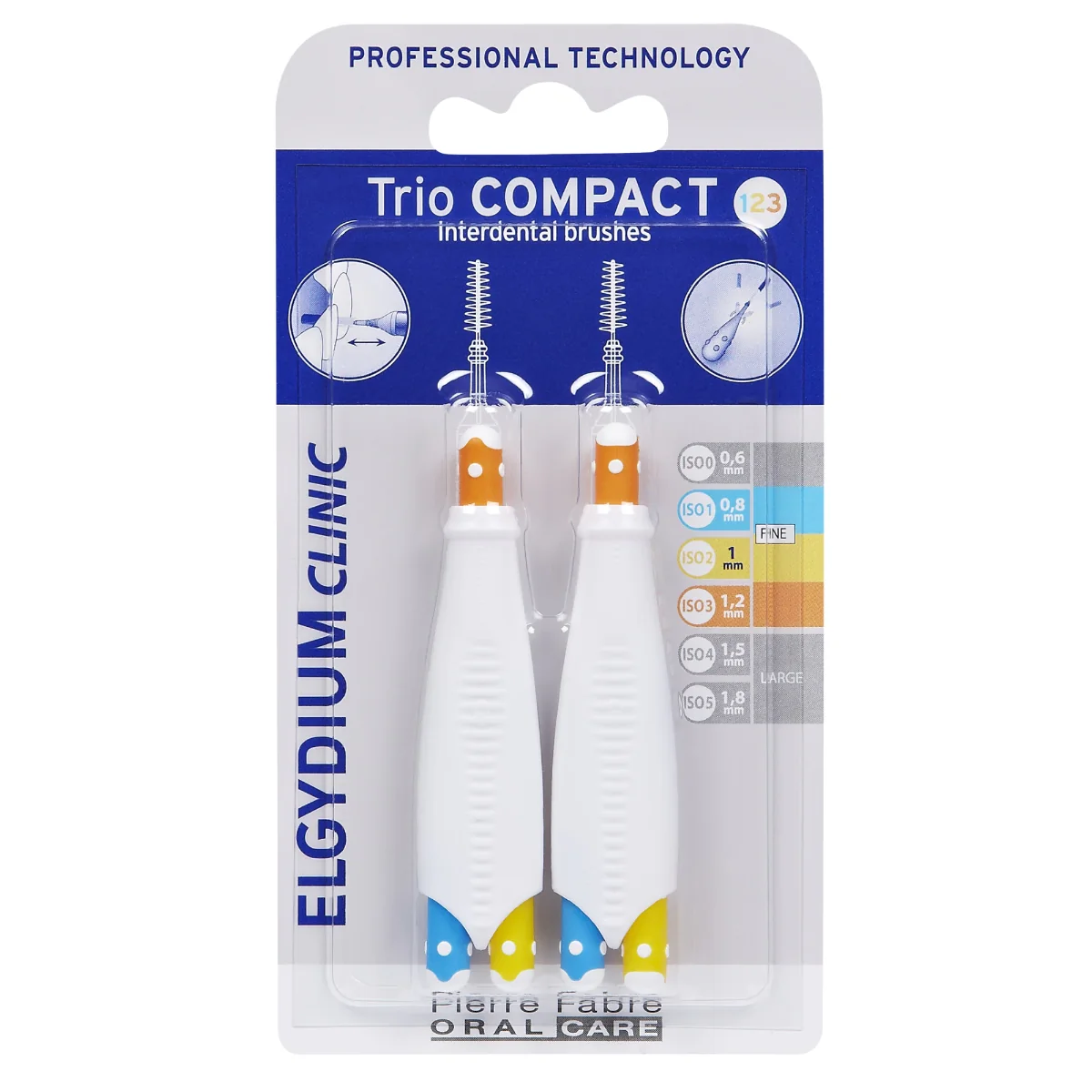 Periuta Interdentara Elgydium Trio Compact, 2 Bucati, Elgydium