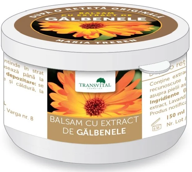 Balsam Cu Extract De Galbenele, 150 Ml, Transvital
