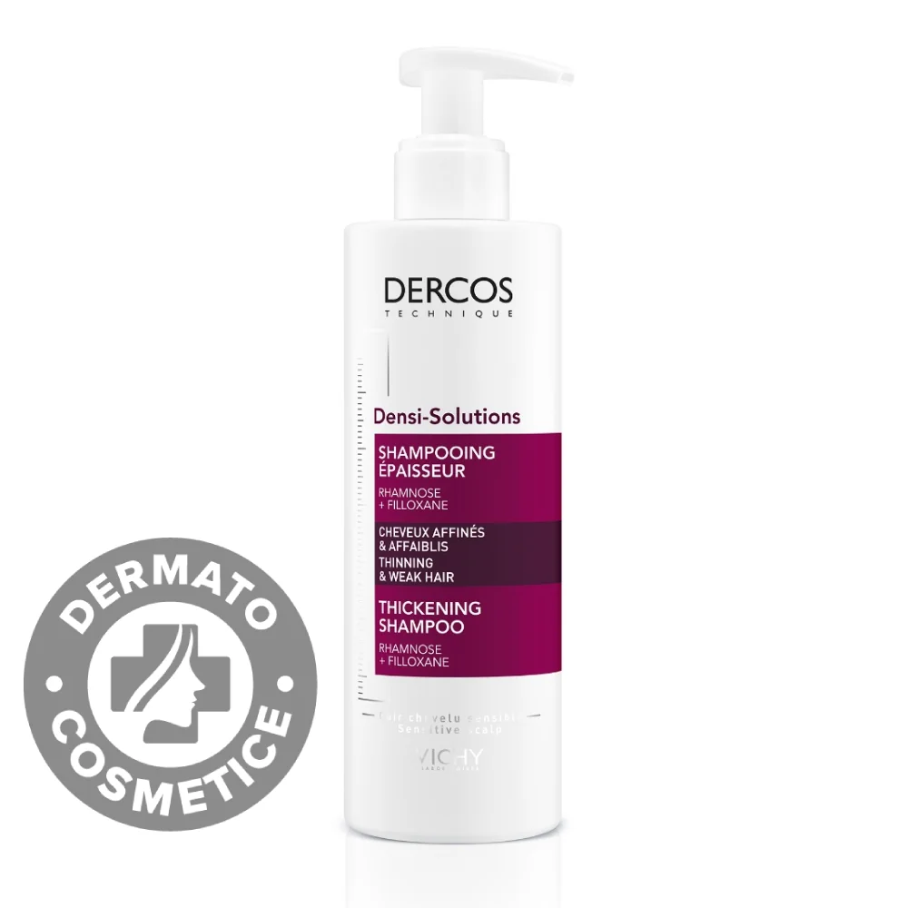 Sampon Densificator Pentru Par Subtire Dercos, 250 ml, Vichy