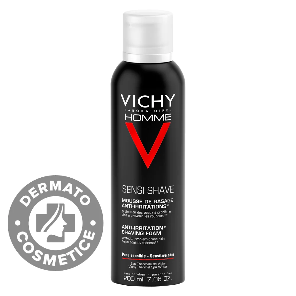 Spuma De Ras Anti-Iritatii Homme, 200ml, Vichy
