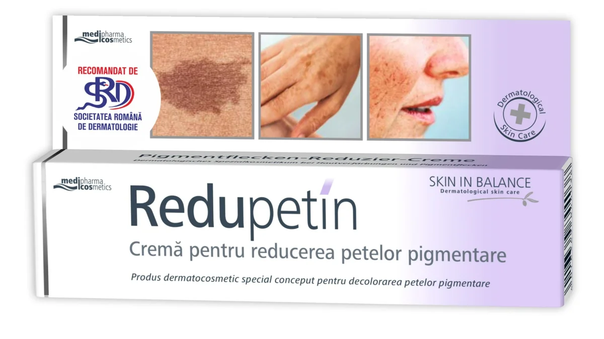 Crema Pentru Reducerea Petelor Pigmentare Redupetin, 20ml, Zdrovit