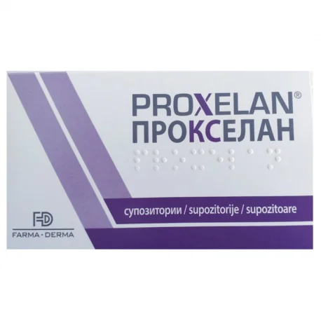 Proxelan, 10 Supozitoare, Farma-Derma