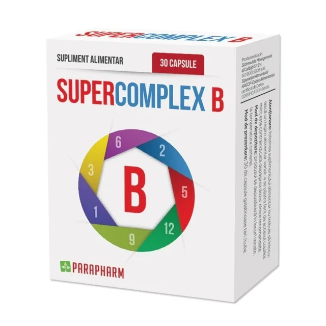 Super Complex B, 30 Capsule, Parapharm