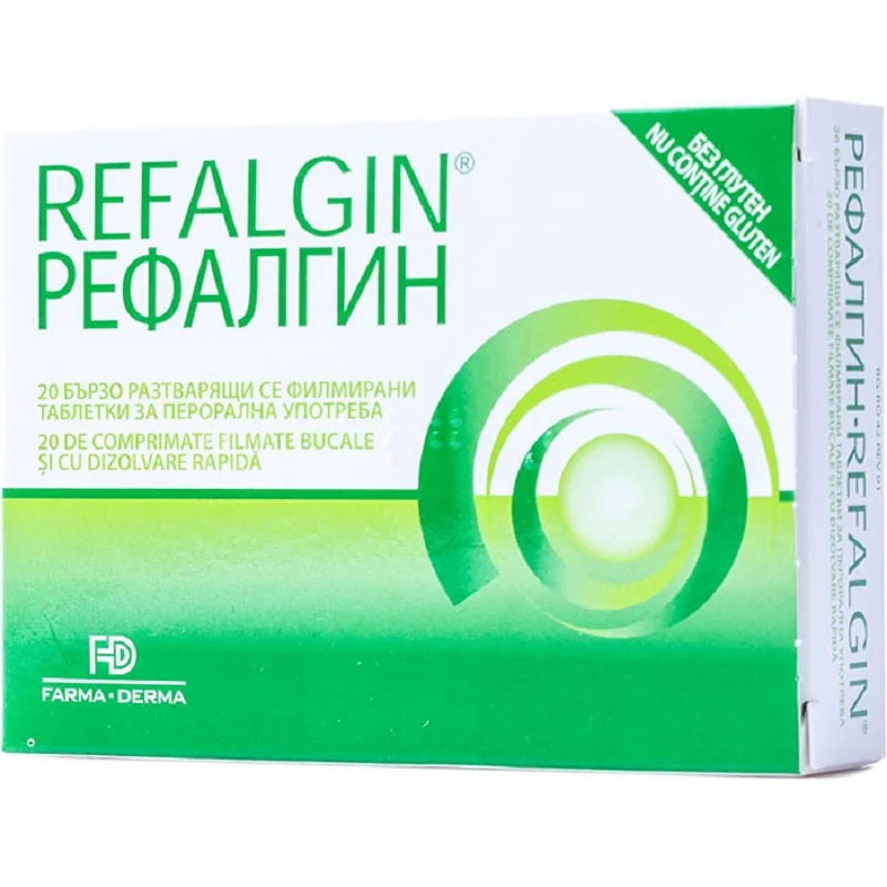 Refalgin, 20 Comprimate, Farma-Derma