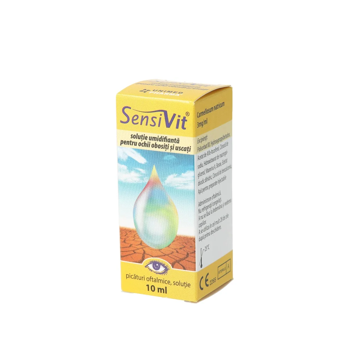 Sensivit Picaturi Oftalmice, 10ml, Unimed Pharma