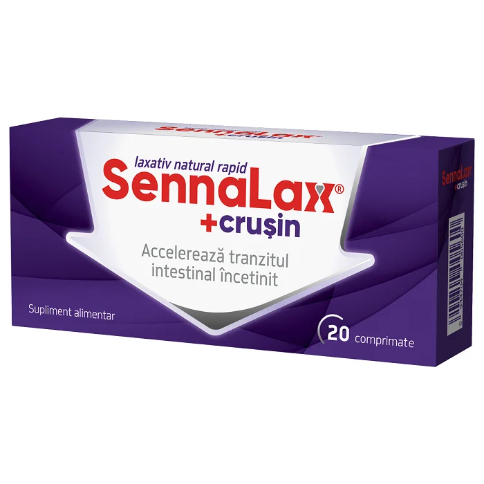 Sennalax Crusin, 20 Comprimate, Biofarm
