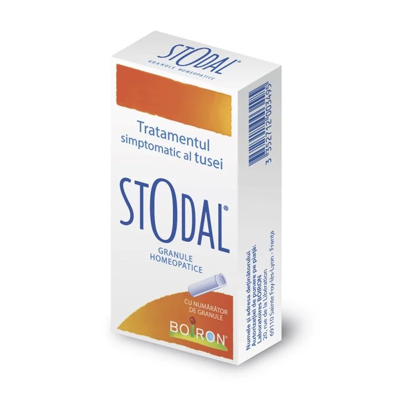 Stodal Granule Homeopatice, 2 Tuburi x 4 g, Boiron
